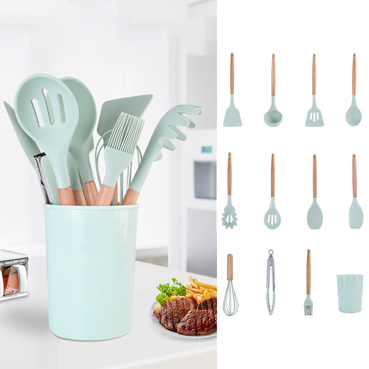Silicone cooking utensils